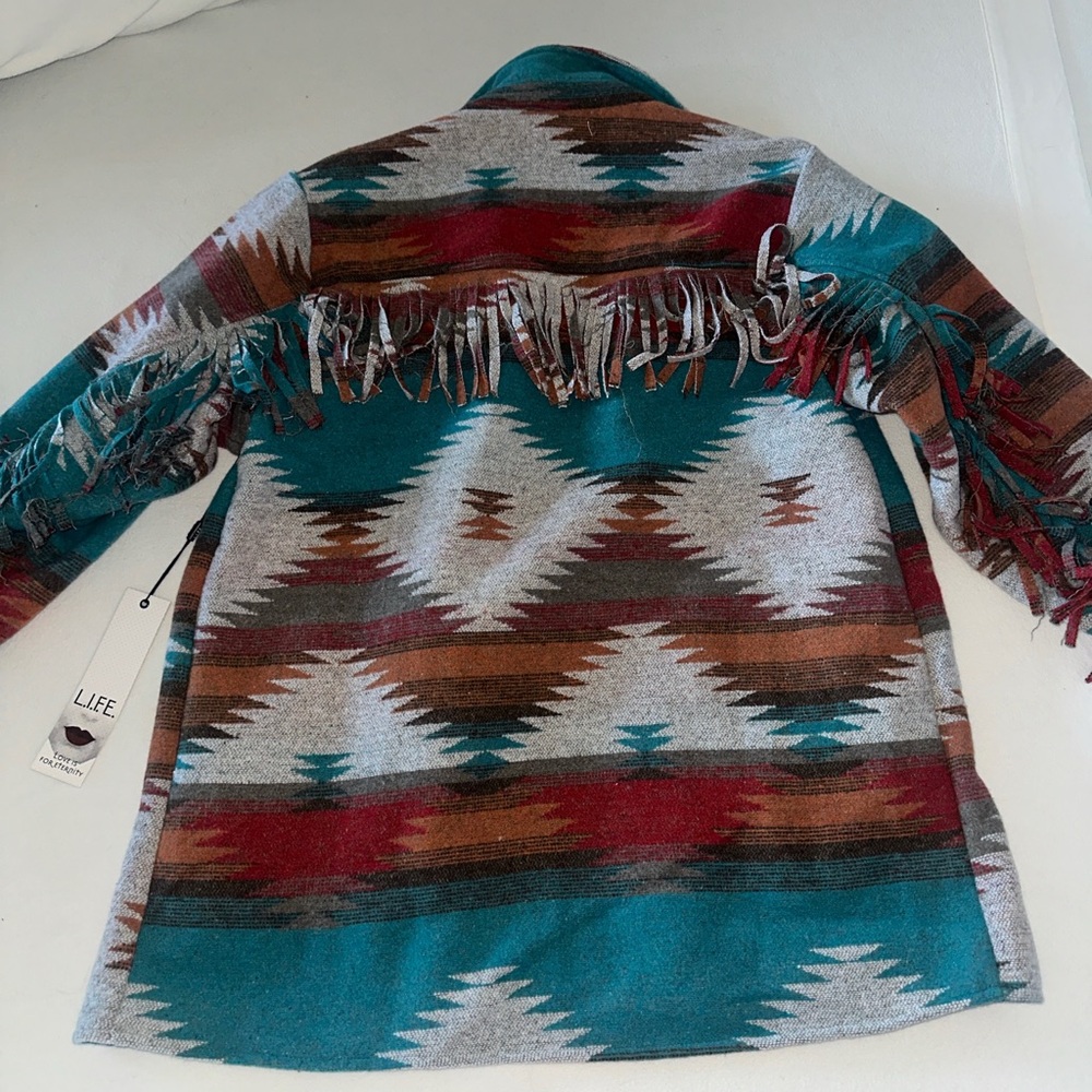 Women's Multicolor Fringe Jacket